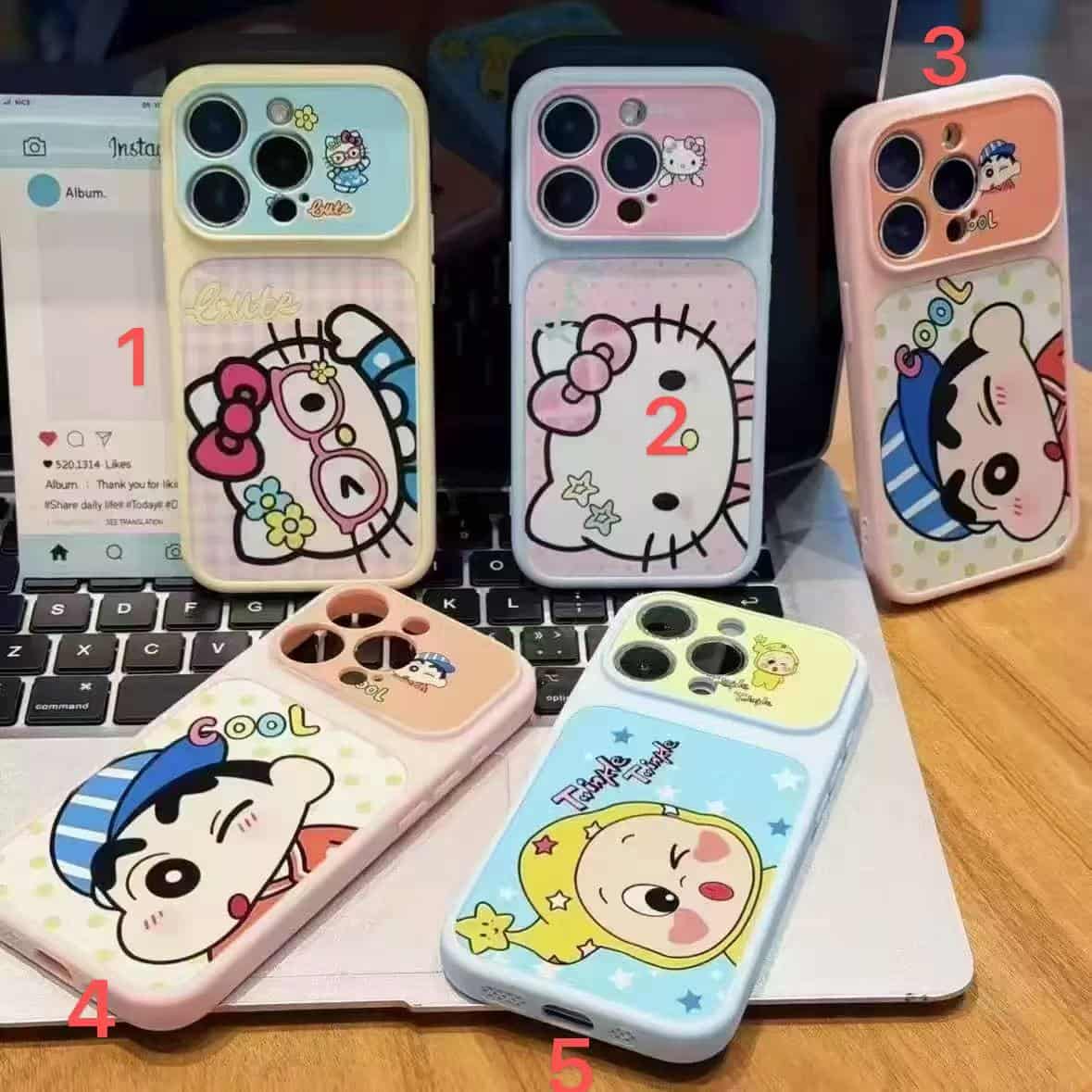 PC1114 Helloketty  Case with chain iPhone 17promax 16 15 14 iPhone case