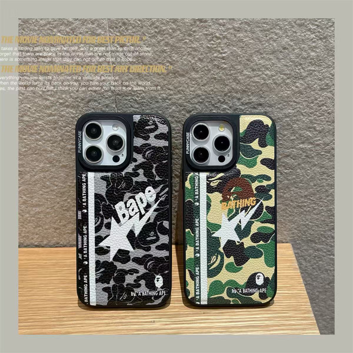 PC853 BAPE iPhone 16  15 14 13  iPhone case