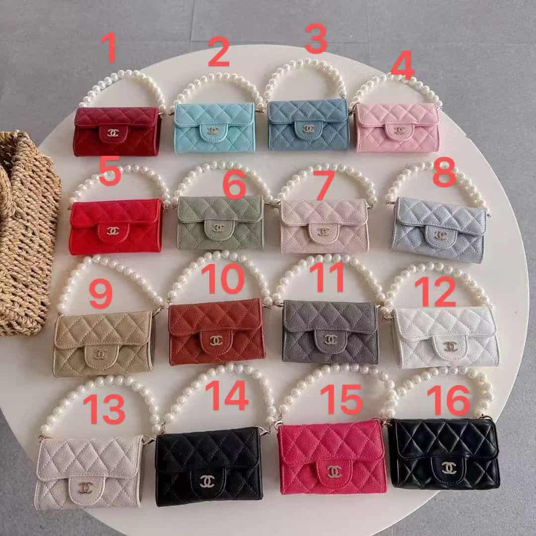WA004 Chanel PU leather wallet