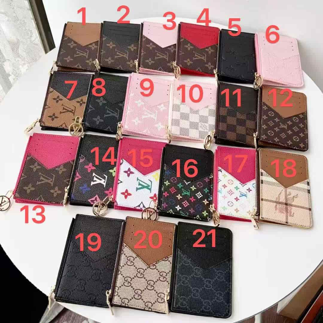 CH040 LV GUCCI  Card holder PU leather