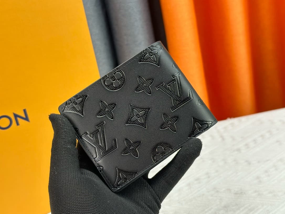 WA035 LV  wallet real leather bag with box