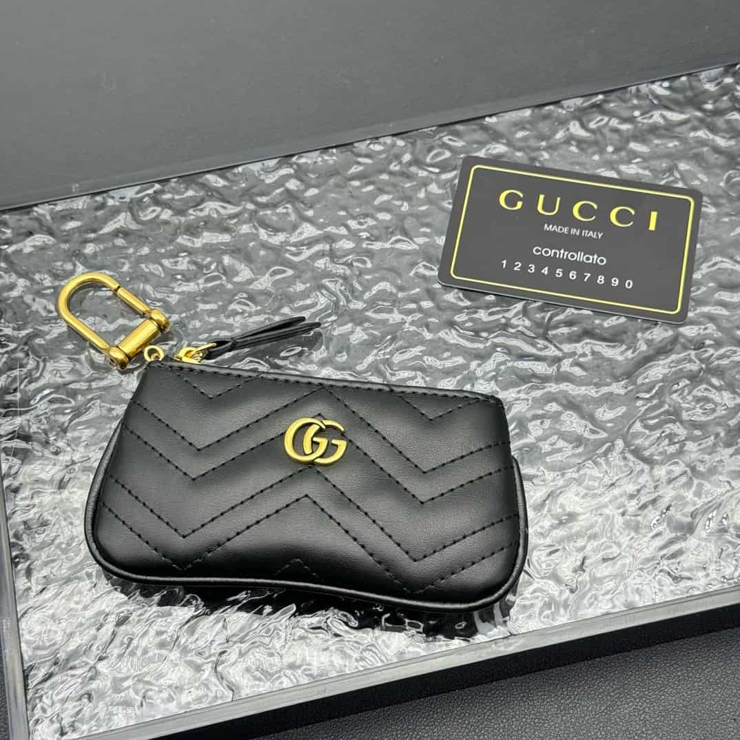WA064  Gucci wallet real leather bag with box