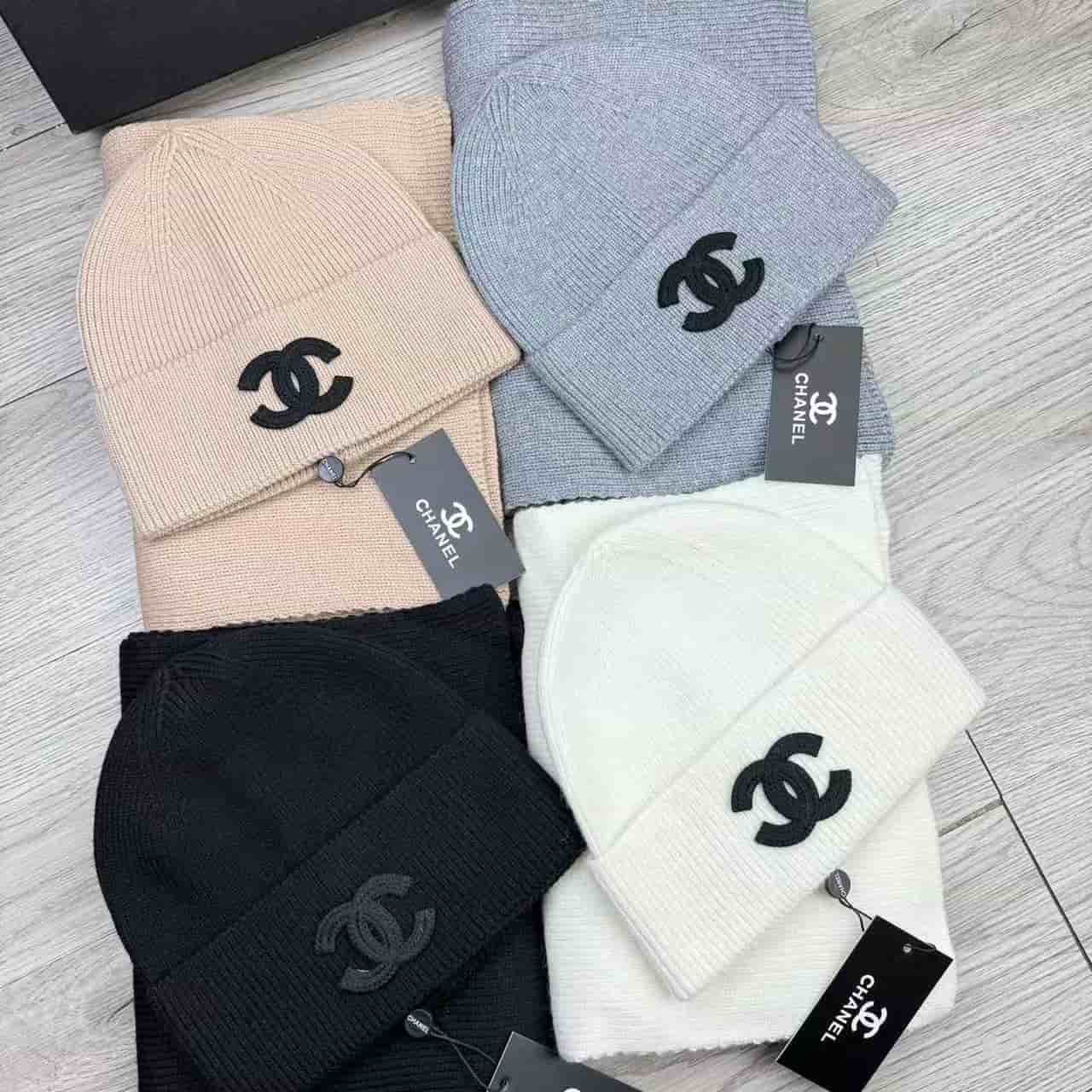 BB063 Chanel  scarf +hat  setoriginal  quality hat