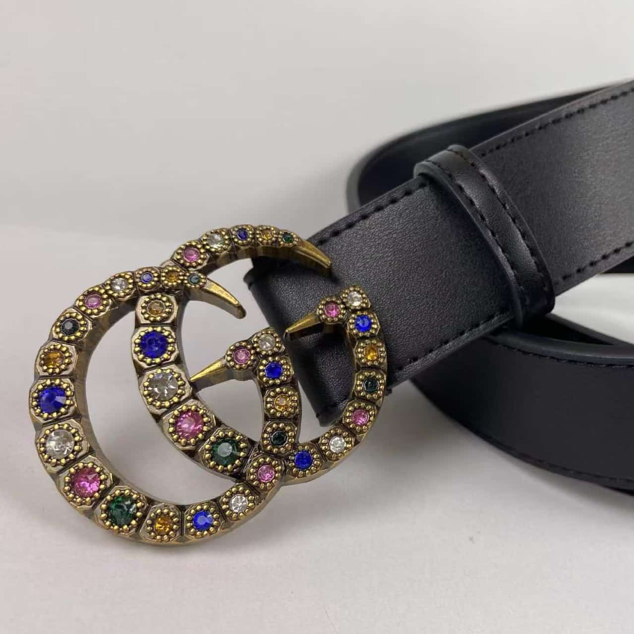 QC438 Gucci real leather belt without package