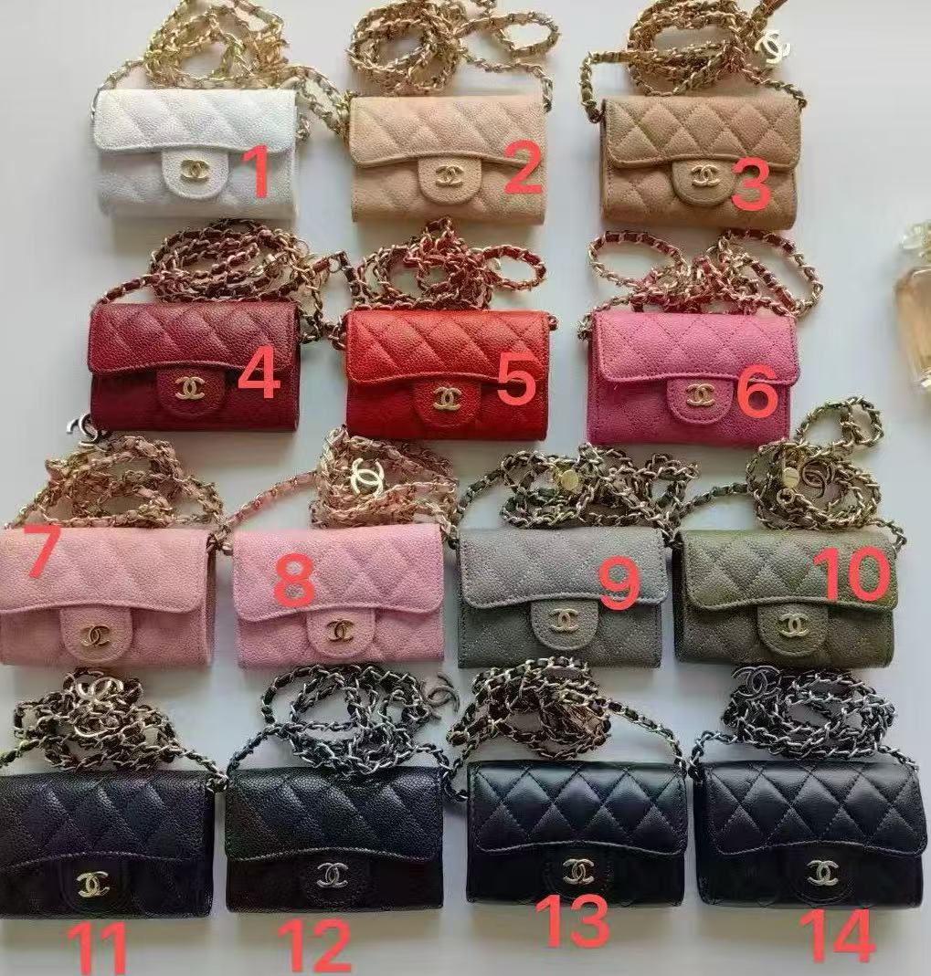 BB589  Chaner  mini bag genuineleather Genuine leather bag with original box