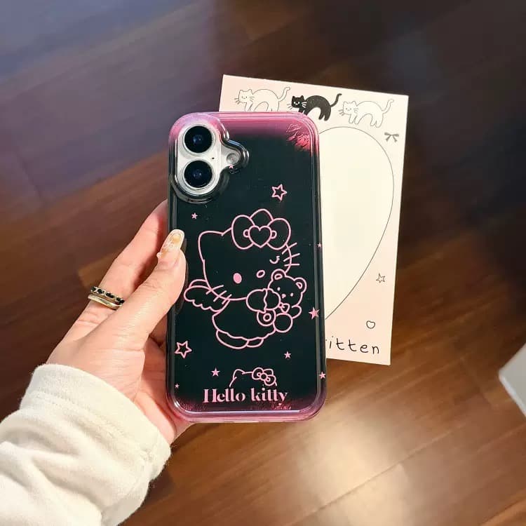 PC906  Hello ketty     hearts l hello kitty   iPhone 17promax 16 15 14 iPhone case