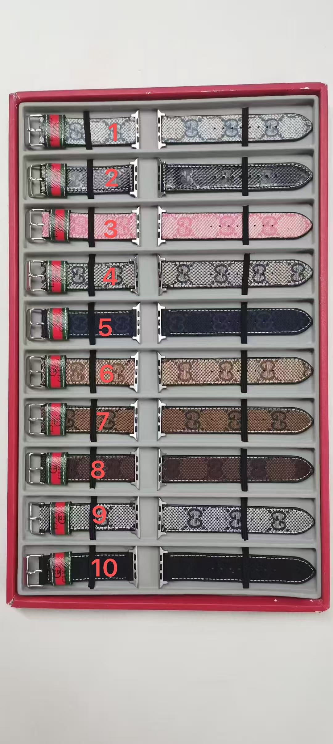 WA 064 GucciCoach  iWatch band for 38/40/41MM 42/44/45/49MM