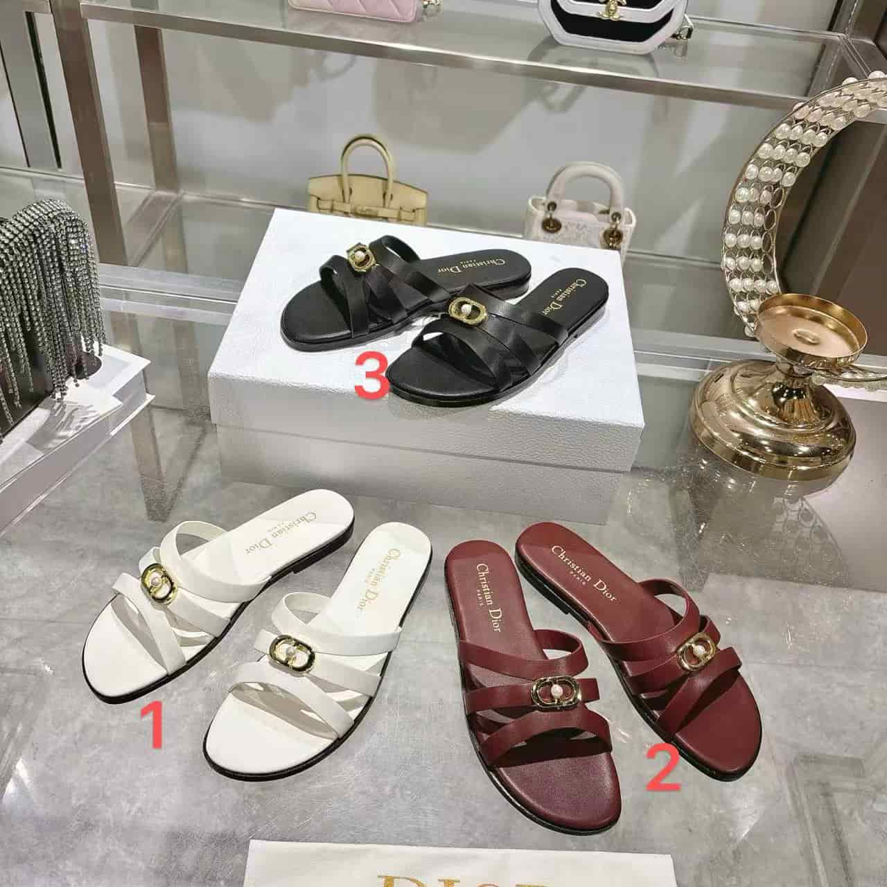 WSS064  Dior  Slipper  original quality