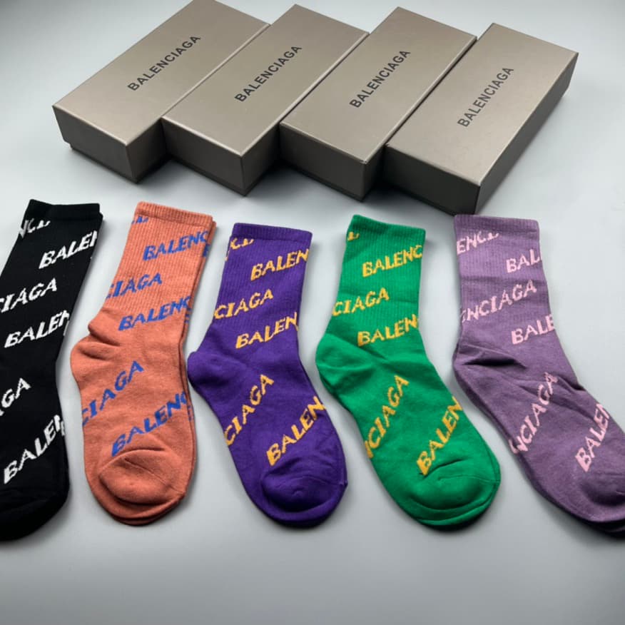 BB011 Burberry  LFashion Designer Socks Gift Box