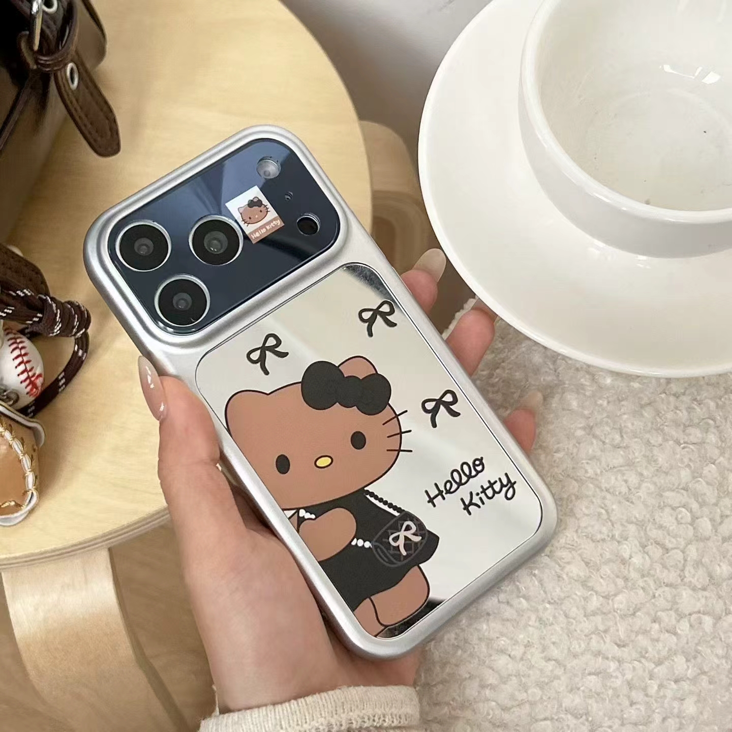 PC964  Helloketty   Case with chain iPhone 17promax 16 15 14 iPhone case