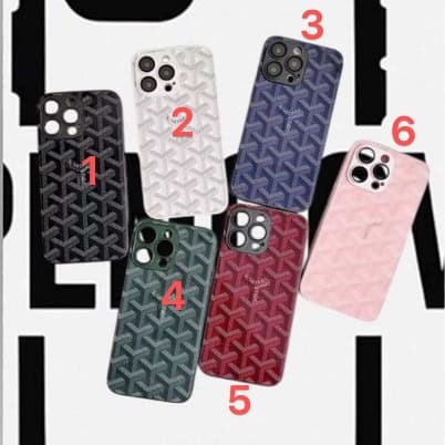 PC 1023 Goyard  Case with chain iPhone 17promax 16 15 14 iPhone case(5-8)