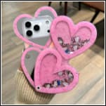 PC 1075 Helloketty   Hearts  Hearts  hearts  Case with chain iPhone 17promax 16 15 14 iPhone case