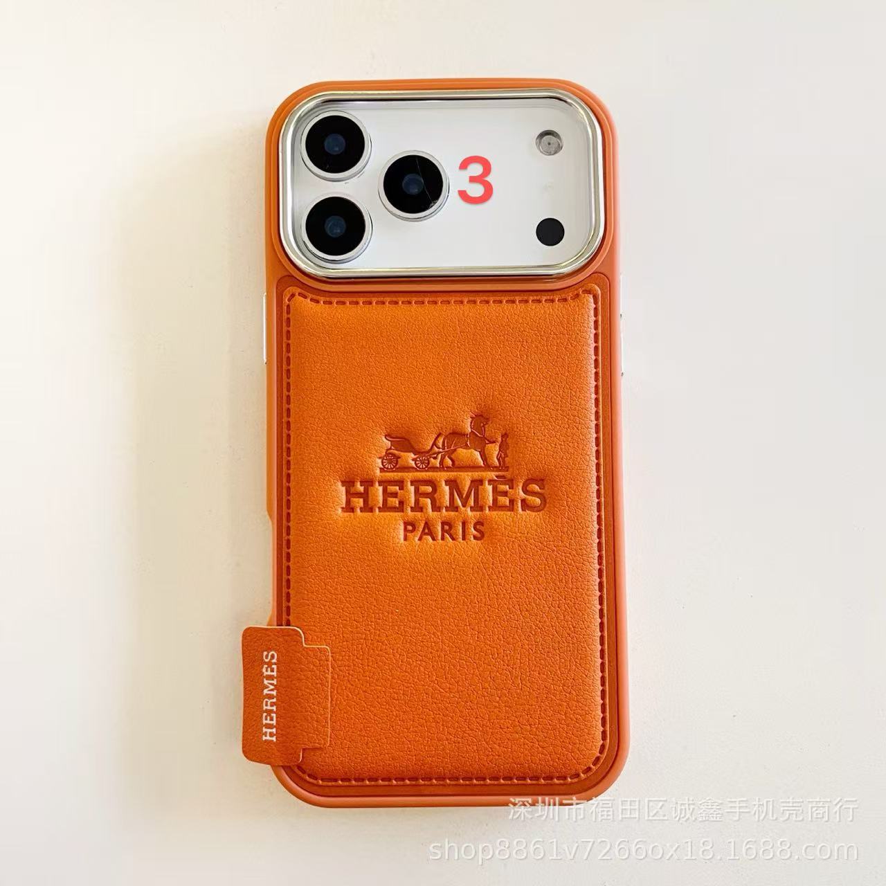 PC 1122 Hermes Case with chain iPhone 17promax 16 15 14 iPhone case