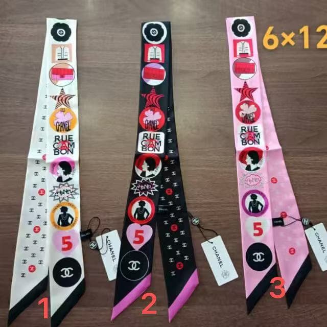 SF195 Chaner High-quality silk scarves, minimum order 3 pieces