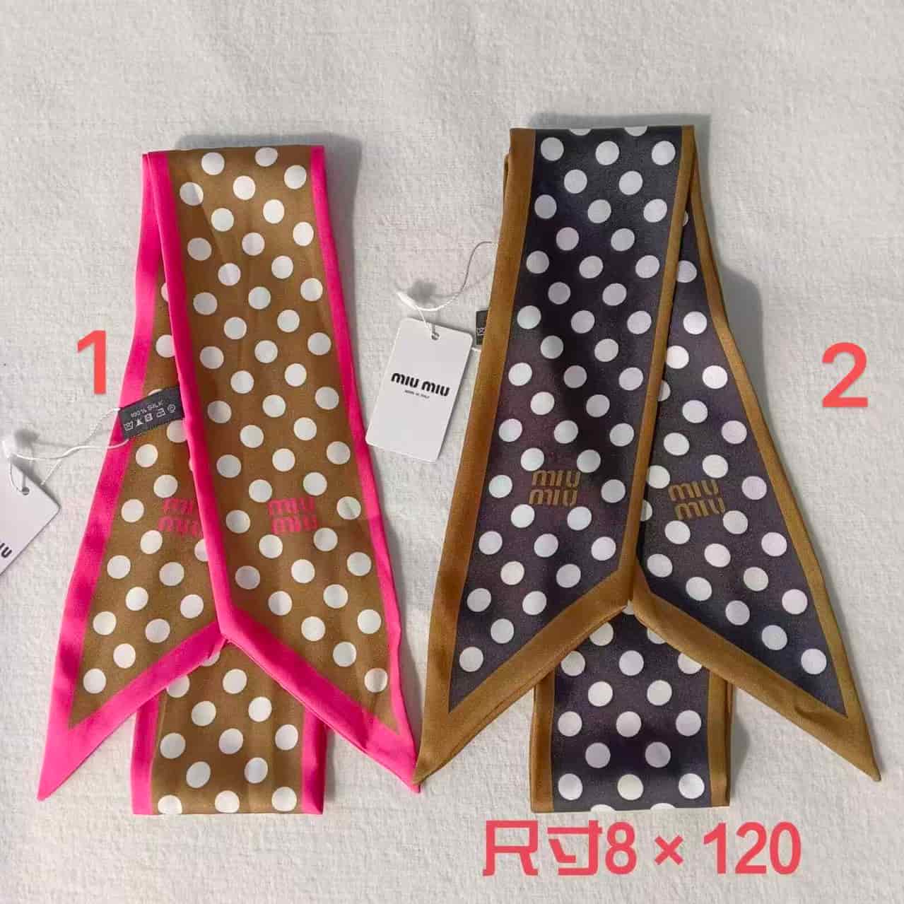 SF200 Miumiu  High-quality silk scarves, minimum order 3 pieces