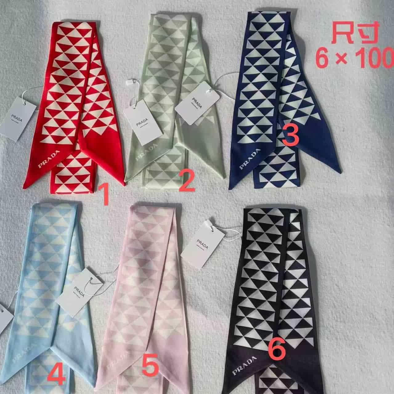 SF201 Prada  High-quality silk scarves, minimum order 3 pieces
