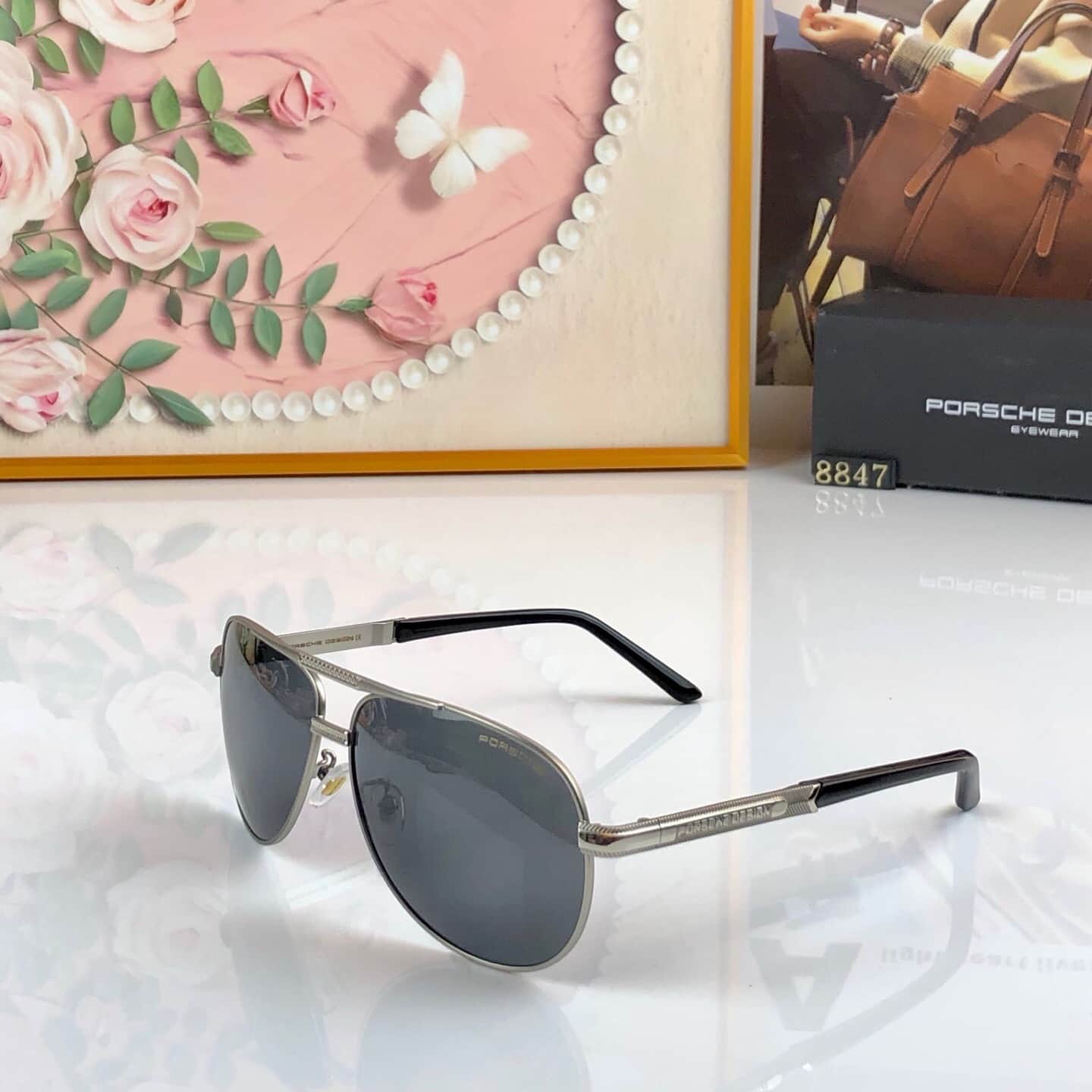 SG345 Porsche nsunglasses with package normal quality