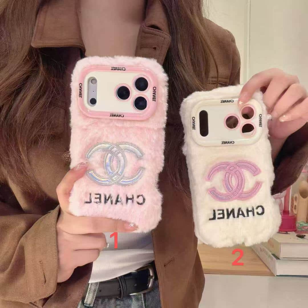 PC1157Chanel Hearts Phone  Case with chain with chain iPhone 17promax 16 15 14 iPhone case