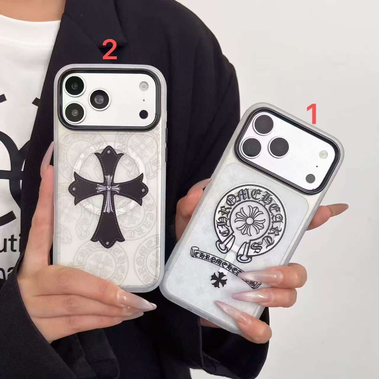 PC1167 Chrome hearts    iPhone 17promax 16 15 14 iPhone 保护壳