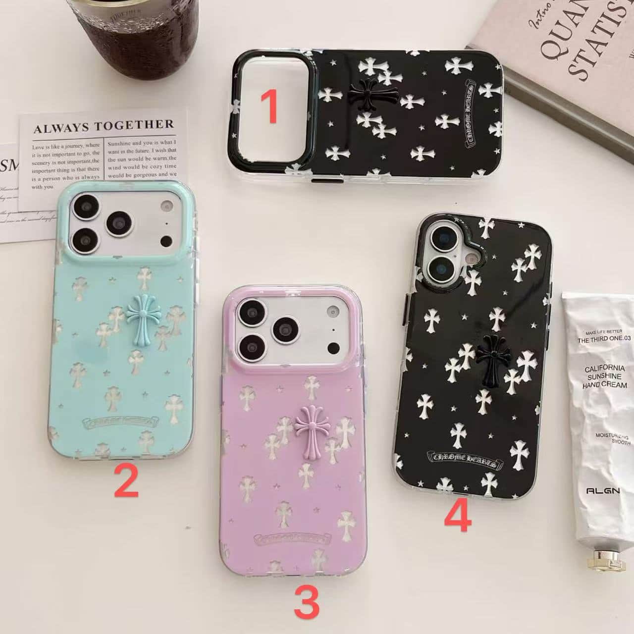 PC1168 Chrome hearts    iPhone 17promax 16 15 14 iPhone 保护壳