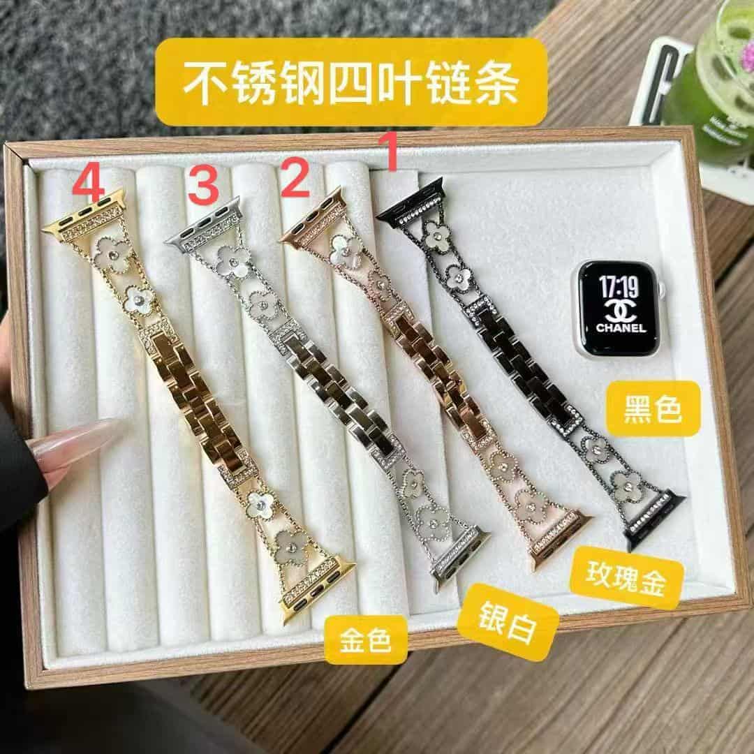 WA072 Van cleef &amp;amp;amp;amp;arpels  Coach  iWatch band for 38/40/41MM 42/44/45/49MM