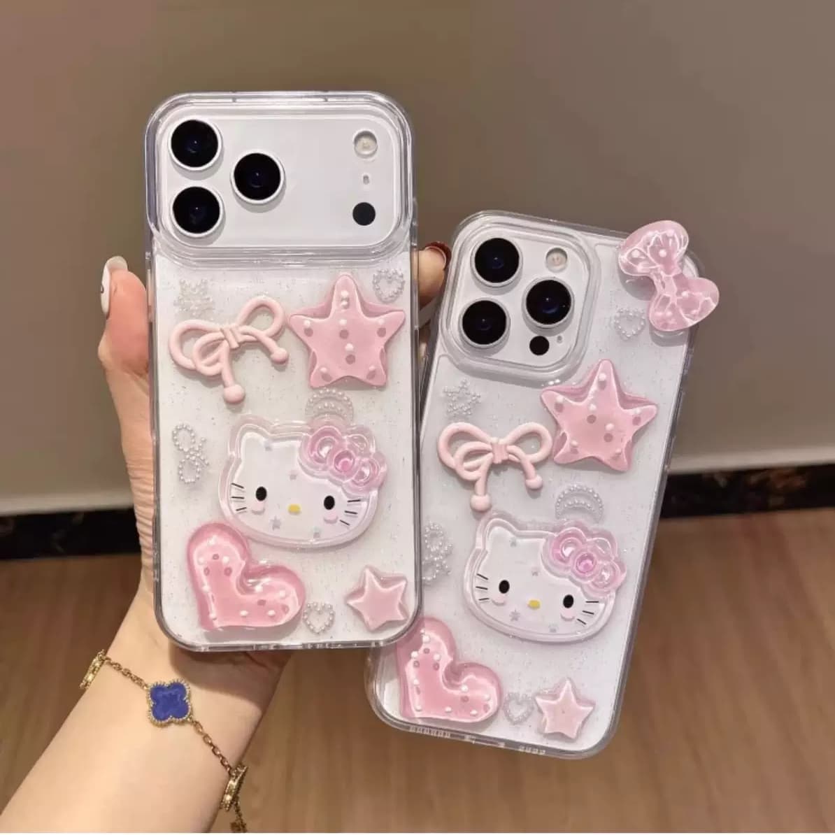 PC1107 Helloktty    Case with chain iPhone 17promax 16 15 14 iPhone case