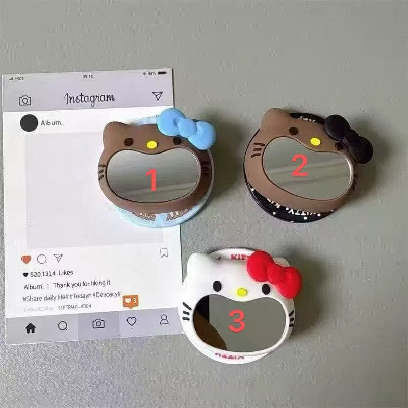 PP047 Helloketty  Silicone Magnetic Phone Back Mount Holder