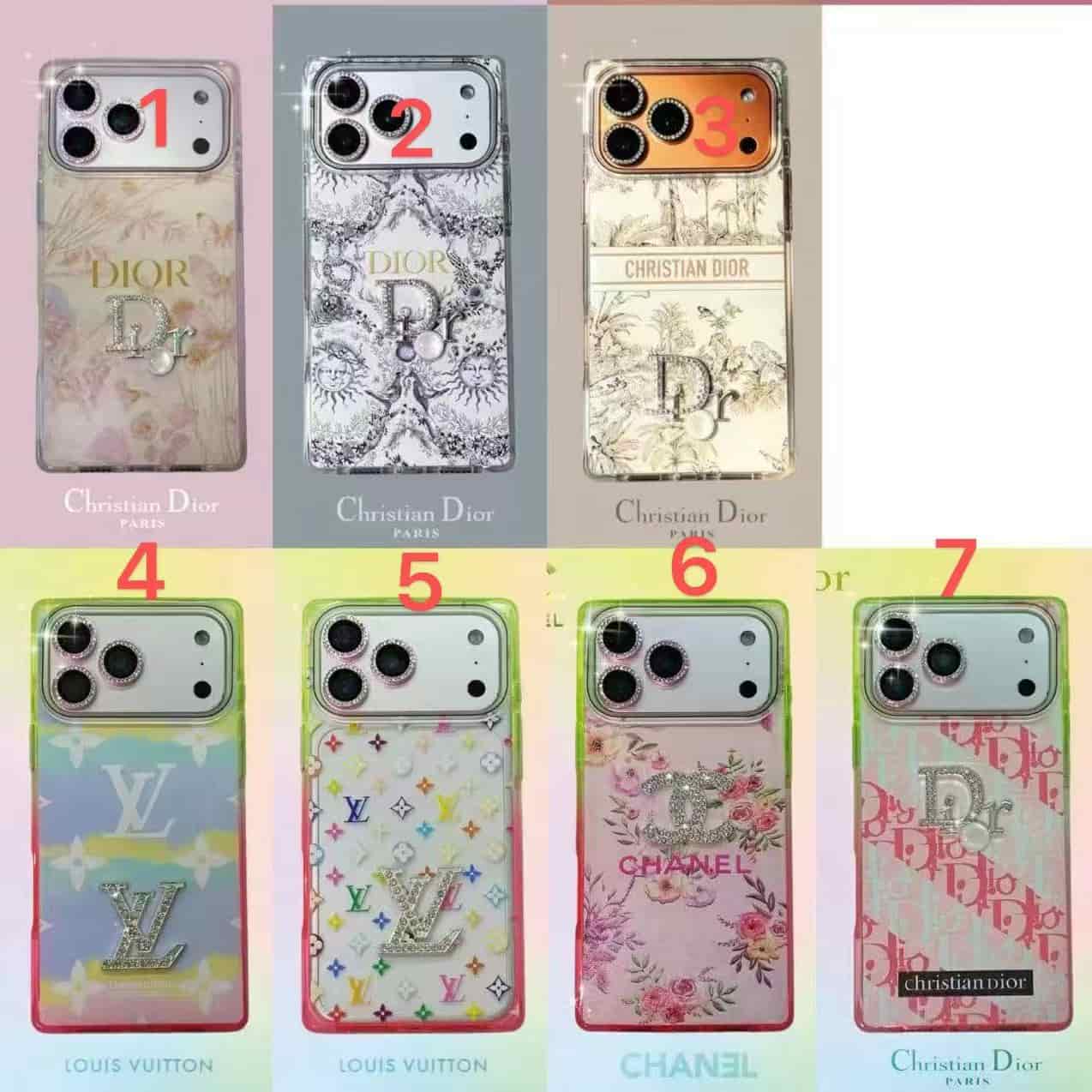 PC1128 LV  Case with chain iPhone 17promax 16 15 14 iPhone case