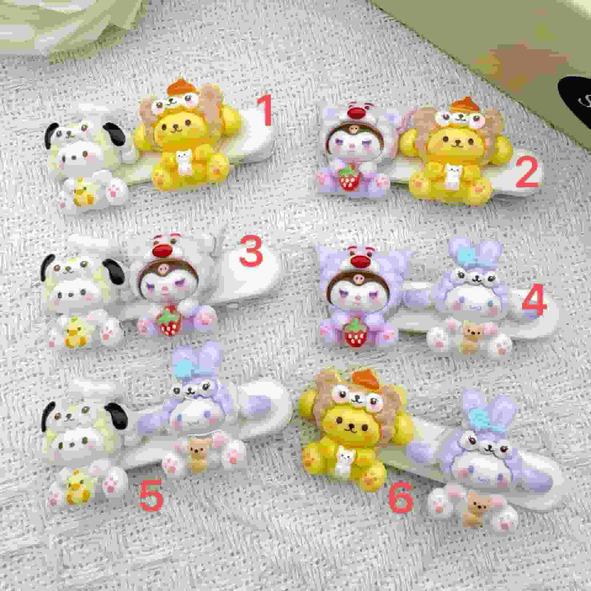 LB036Sanrio Cute Fashion Hair Clips 1 pair hair clips