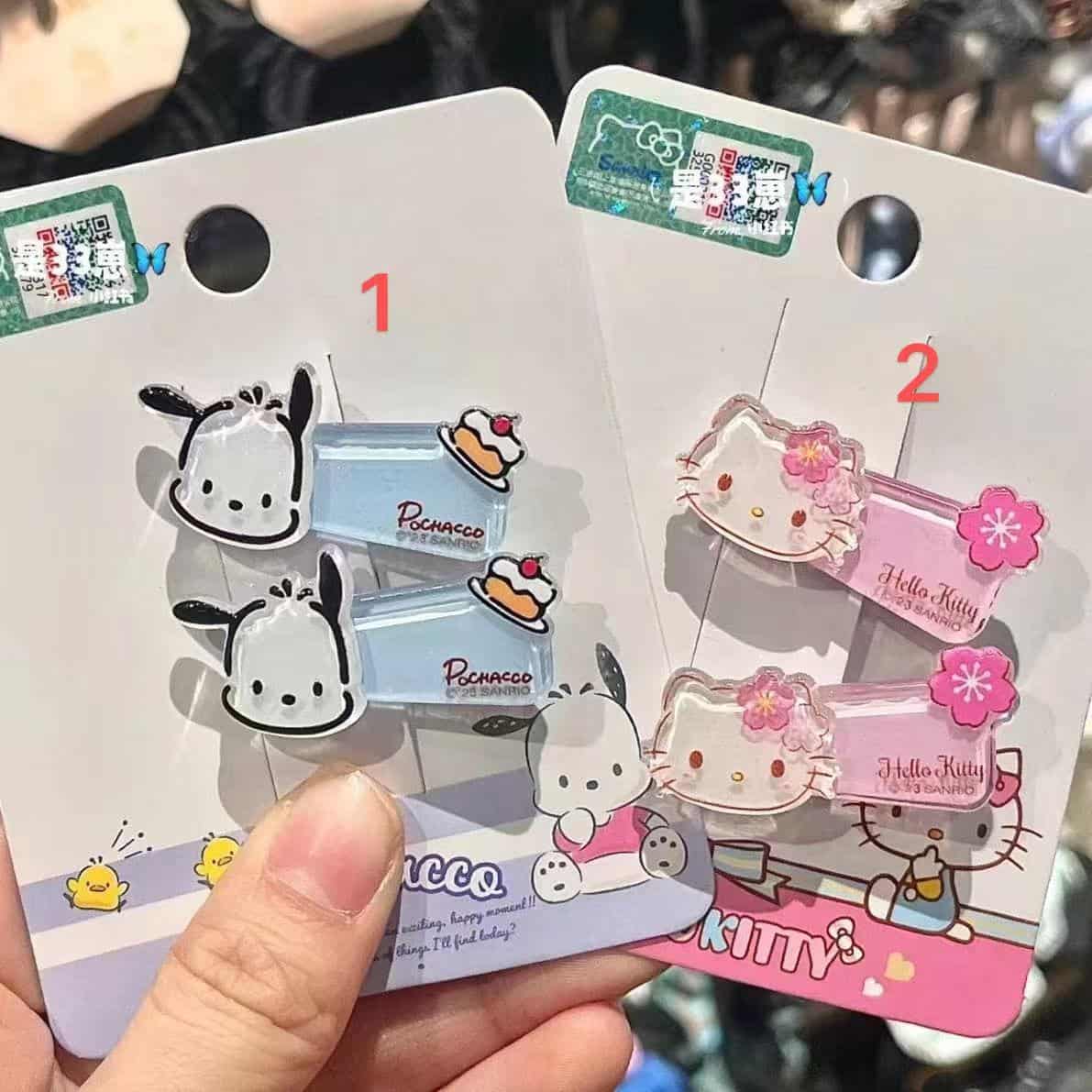 LB038Sanrio Cute Fashion Hair Clips 1 pair hair clips