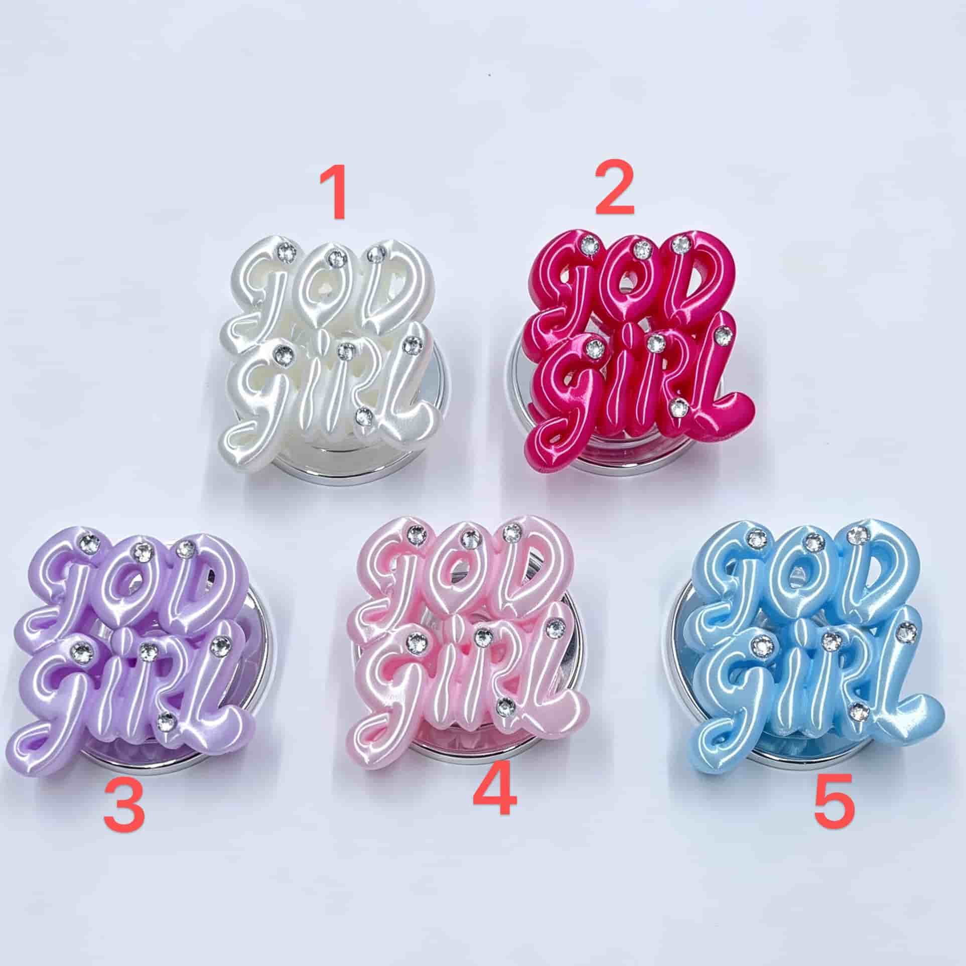 PP050  Good Girl Rhinestone Phone Grip