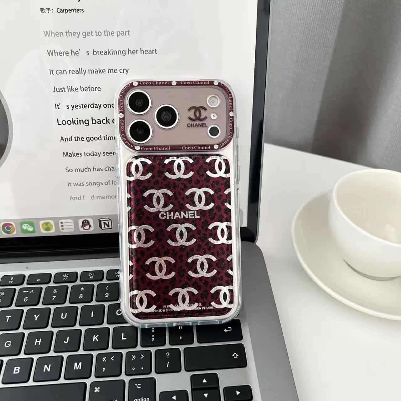 PC1265  Chanel  iPhone 18 17promax  15 iPhone case