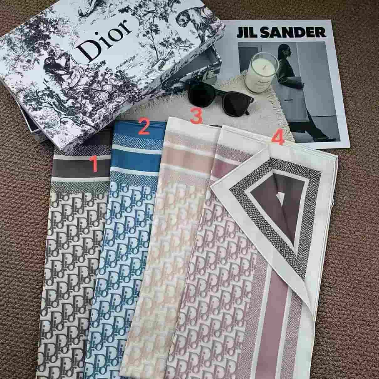 SF199 Dior  Double-sided scarf