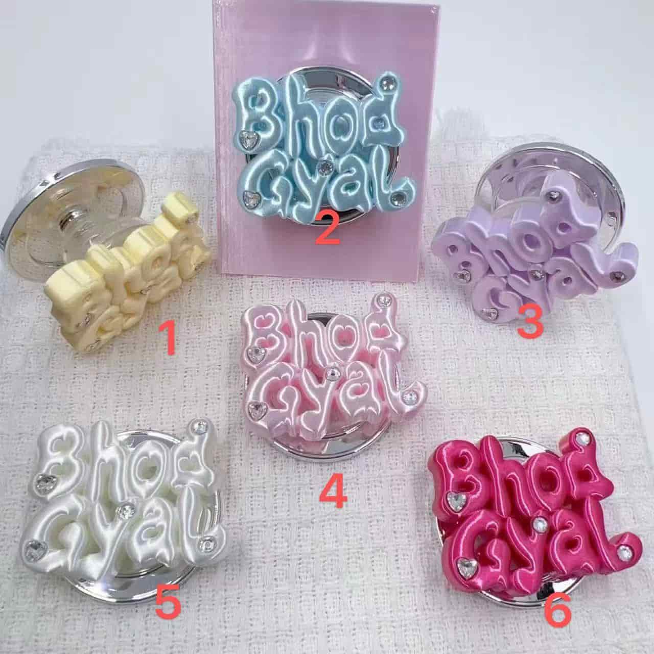 PP052  Good Girl Rhinestone Phone Grip